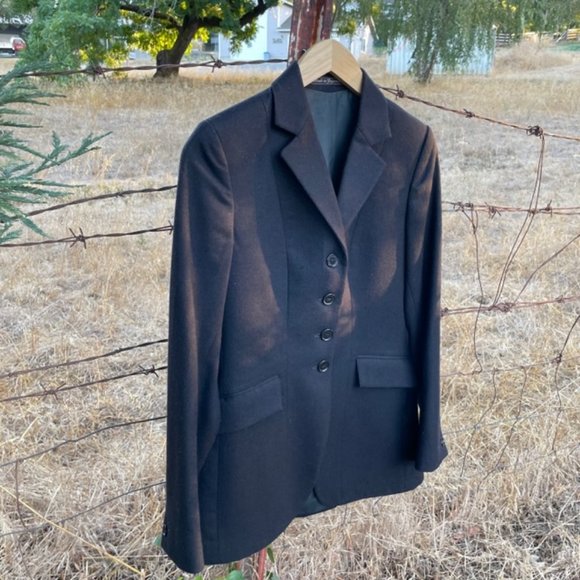 Vintage Wool Tailored Riding Coat TRI-UMPH  Ladies size 8-R - Picture 5 of 14